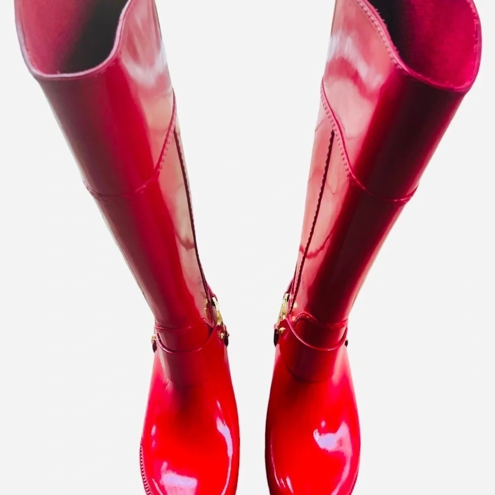 Michael KORS Fulton Harness Tall Rain Boots.